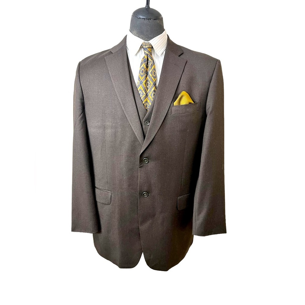 Jones New York Mens Blazer And Vest. Size 44l 100% Pure Wool. Stunning A